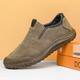 Huilijun 2025 summer footwear men's shoes for work at construction site men's labor insurance sports waterproof non-slip wear-resistant work shoes khaki 42