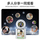 
Difang surveillance camera can video calls for home indoor care HD mobile phone remote monitoring 360 degrees without dead angles with night vision panoramic full color wifi network version - 6 million two-way video call [flagship standard version] + 64G memory card panoramic full color night vision