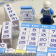 [Schulsaison] DIY -Cartoon -Bausteine ​​Perpetual Kalender Kalender kreativer Kinder für Erwachsene Spielzeugkalender Kalender Geschenk Rennfahrer Kalender Bausteine
