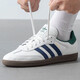 Adidas (adidas) Chaussures masculines de trèfle et chaussures pour femmes 25 S d'été Nouvelles baskets à la mode toe toe basses de couple décontracté Ih4882 / blanc / vert / bleu foncé 40