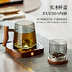 TEAHUE tea cup tea water separation bubble tea cup glass tea cup men's office cup glass high borosilicate tea cup boy gift