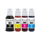 色彩卫仕 COLOR GUARD适用爱普生001墨水L4150 4156 4160 L6160 L6190 L6260 L14150 001墨水2套+送2支黑色（共10支）