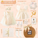 Domiamiakids Neugeborene Baby Kleidung Geschenkbox Frauenhunderttage Set Prinzessin Wind Vollmond Baby Geschenke Einjährige Geschenke Forest Alte Stil Prinzessin Langarmstil One One Size (0-4 Monate empfohlen) Vollmond