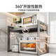 Shuaishi Kitchen Microwave Rack Countertop Rice Cooker Stand Oven Storage Rack Air Fryer Electrical Storage Rack Extra Thick Model 55 Long Height Adjustable Gun Ash