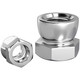 Tianzhuo Hardware 304 stainless steel twist-off anti-theft nut twist-off anti-theft nut twist-off anti-theft nut cap M6M8M10 M6 5 pcs