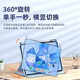 
Min Qiao is suitable for iPad Pro rotating with pen slot protective cover 9.7-inch ipadpro 9.7-inch flat shell iPad Apple iPad ProA1674 flip jacket anti-fall A1675 belt [Lavender gray] A1673/A1674/A16755