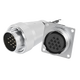 WS16/20/24/28/32/40/48 aviation plug and socket male and female power industrial connector TQ+Z connector WS20-3 core 25A (male + square seat)