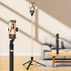 1,7M Mobiltelefon Selfie-Stick verlängert Bluetooth integriert in Schönheit Füllung Light Fernbedienung Multifunktion Live-Desktop-Stativ mit verlängertem Stil mit Licht