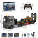 Le camion à télécommande des enfants Euston peut ouvrir la porte et changer de vitesse à vitesse musicale Conteneur Double-couche Camion de transport Camion Tamion Tamion alliage C Remote Contrôle 2408-3 Double-couche Télécommande Allaire ALLIAGE Double-couche Package 4: 2 Lithium Battery 1 Câble de charge 1 Remote Contrôle