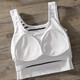 Juel is sure to keep warm and slim women's suspender vest base stripes yoga seamless suspender bra 1 2 pieces instantly discount 10 yuan Dai black stripes elegant white stripes 4XL small size small size 80-110Jin [Jin equals 0.5 kg]