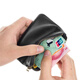 VUNIQSON high-end wallet for men short ultra-thin leather mini coin wallet soft sheepskin zipper small card bag for men gift mini corner coin wallet