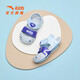 Anta children's sandals for boys and girls, beach shoes for boys and girls, summer toe-caps, breathable, lightweight, soft-soled baby starfish toddler shoes, male, fantasy blue/tang purple-1 27, shoe inner length 16.5cm