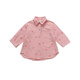 G.duck ropa para niños, camisas para niños, chaquetas para niñas, camisas con lazo de manga larga de puro algodón para primavera y otoño, ropa infantil moderna y versátil, rosa 130 (altura recomendada 120 cm 8-9 años) cm