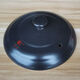 
FANCYCHIC [1396 pieces inward] General Ceramic Casserole Lid Accessories Black Household Soup White Old Chinese Medicine High Resistance Black 1 inch Lid Outer Diameter 19 cm with slot