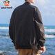 Paul Frank Jacket Men's Autumn and Winter Trendy Loose Jacket Men's American Flying Casual Workwear Men's Black XL