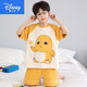 Disney Boys Pyjamas printemps et été coton pur Nezha 2025 Nouveaux shorts à manches courtes Boys minces pour enfants à domicile Children-691 175 L Taille (recommandée 160-165)