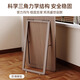 Qiyin Pavilion solid wood mirror full-body mirror floor-standing mirror home girl bedroom dressing mirror clothing store fitting mirror wall big mirror
