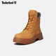 Timberland Official Kick-Start Chaussures pour femmes, grosses bottes jaunes, haut haut, semelle épaisse, augmenter la hauteur et les éclaboussures d'eau A6GCF A6GCF754 / Couleur de blé 36