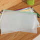 
Shanghui A4 grid zipper bag 6629 office waterproof information bag storage bag official document bag wholesale stationery 10 bags red