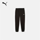 PUMA loose printed sports trousers and sweatpants men's new winter casual knitted pants 690224 black-01 M (175/74A)