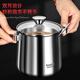 Korade316 stainless steel special seasoning jar for seasoning chili oil, household oil spicy seasoning jar with spoon, extra large capacity 316 double-ear chili oil jar-1000ML