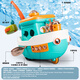 Smart Little Expert Children's Fishing Magnetic Toy Electric Universal Boat Toddler Puzzle 1 to 3 Years Old 6 Female Baby One Year Old Gift Boy Multifunctional Fishing Boat Red 9914C 3 Sections No. 5 + Screwdriver