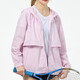 Nike (Nike) Jacket Women's Clothing 2025 Spring New Woven Jacket Fitness al aire libre Running Windpop Holded Sports Casual Wear AJ2983-695 Pink S