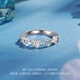 CHINA GOLD PT950 love platinum ring hollow ring ring as a birthday gift for girlfriend and wife, about 3.1g (adjustable)