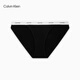 Calvin Klein Unterwäsche 25 Frühlings- und Sommer Neue Frauen CK Jacquard Taille Rippen-Baumwollbikini-Briefs für Frauen QD5265 UB1-Space Black 1 m