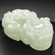 Red crisp hand Hetian jade pendant Pixiu pendant jade pendant large size