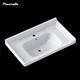
POURNELLE Integrated Ceramic Basin Semi-Inset Wash Basin Basin Basin Basin Basin Square Wash Basin 1048NJ Cabinet Basin (including drain accessories)