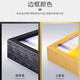 
Hanxuan modern simple backed by Jinshan landscape landscape bedside painting light luxury warm warm master bedroom room living room decoration hanging painting T12118 120*40 (suitable for bedside head about 1.5-1.8 meters) textured oil canvas ps gold frame