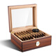 CIGARLOONG cigar humidor piano paint large capacity double-layer cedar wood Cuban cigar humidor cabinet box