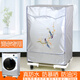 XQG100海尔XQG80-BD14756GU1洗衣机罩HBDX防水防晒XQG90套子B816G 加绒加厚-简约银色 xqg80-bd14756gu1防水防晒