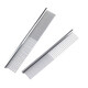 Pet comb, beauty comb, stainless steel straight comb, dog and cat hair removal, styling steel comb supplies, small size