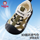 Zapatos para niños Babudou zapatos para niños pequeños verano aliviable hueco de bebé suave suave sandalias bosque de pies verdes 24