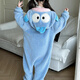 Oxygen Ugly Fish Pajamas Big Head Ugly Fish Children's Funny One-piece Pajamas for Boys and Girls Autumn and Winter Thickened and Velvet Home Clothes Ugly Fish Thickened and Velvet Pajamas Children's Style Without It One Size 12 Size 120-130cm 44-55Jin Jin is equal to 0.5 kg