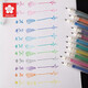 Sakura Tiara Star Sten Stifte Zodiac Sparrow Stift 12 Farbe Kritzelei Helle Farbe Geburtsstein Grußkarte Handkonto farbig neutraler Stift 724 #purple 1