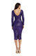 Dress the Population Women's Bodysuit Violet Large