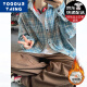 Yooourthing American Retro Camisa a cuadros Retro La primavera de manga larga, otoño e invierno más terciopelo, una pareja suelta de camisa casual versátil CJ9734-Orange Plus Velvet M (recomendado 90-110Jin [Jin iguala 0.5 kg])