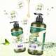 Glossy Olive Shampoo Refreshing Soft Shampoo Improves Dry Frizzy Smooth Hair Shampoo for Men and Women 750g