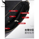 KUQIDAISHU Women's genuine leather clutch bag Women's new style hand grab women's bag Crossbody fashion handbag Women's envelope bags holiday gifts Black large size [leather with chain straps]