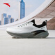Anta Ranlian丨Men's lace-free business black shoes commuting shoes indoor fitness training shoes squat shoes Ranlian Paper White/Basic Black-1 42.5