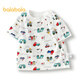 Balabala baby t-shirt baby tops for boys and girls short-sleeved 2025 summer comfortable breathable cute 209225117201