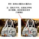 Lugeli Large capacity travel bag sports yoga bag short-distance business trip fitness bag travel storage tote one-shoulder crossbody bag travel bag [light gray no pendant]