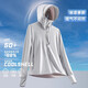 DJVT Japonese Sed Sunspreen de seda al aire libre para hombres y mujeres Luz ultravioleta de verano y delgada pesca transpirable Chaqueta solar con protector solar de moda 9858 metros Color de albaricoque - Seda de hielo de segunda generación mejorada* M