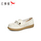 Red Dragonfly Leap Moon Soft Sole Singles Shoples 25 Zapatos para mujeres de primavera y verano Pies Huecos de mediana edad y ancianos WTB25049 Beige 38