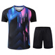 Butterfly Badminton Trikot 2025 Neue Nationalmannschaftstisch Tisch Tennis Uniformanzug Herren- und Frauenwettbewerb Uniform Wang Chuqin Schnellrocken-Sportgruppe Kauf 6626 Blue Herren's Top XL