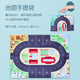 LALAPLAY儿童小汽车玩具套装惯性车非回力男孩宝宝模型耐摔一1岁2女孩婴儿 6只礼盒装+布制地图收纳袋