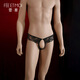 Feimu Men's 2025 new sexy and sexy self-masking underwear, thong breasts, airplane cup underwear, wear to work, white dew underwear, sexy large size, extremely tempting adult private products, sexy underwear SM shameful thong lace edge perverted stuffed with one